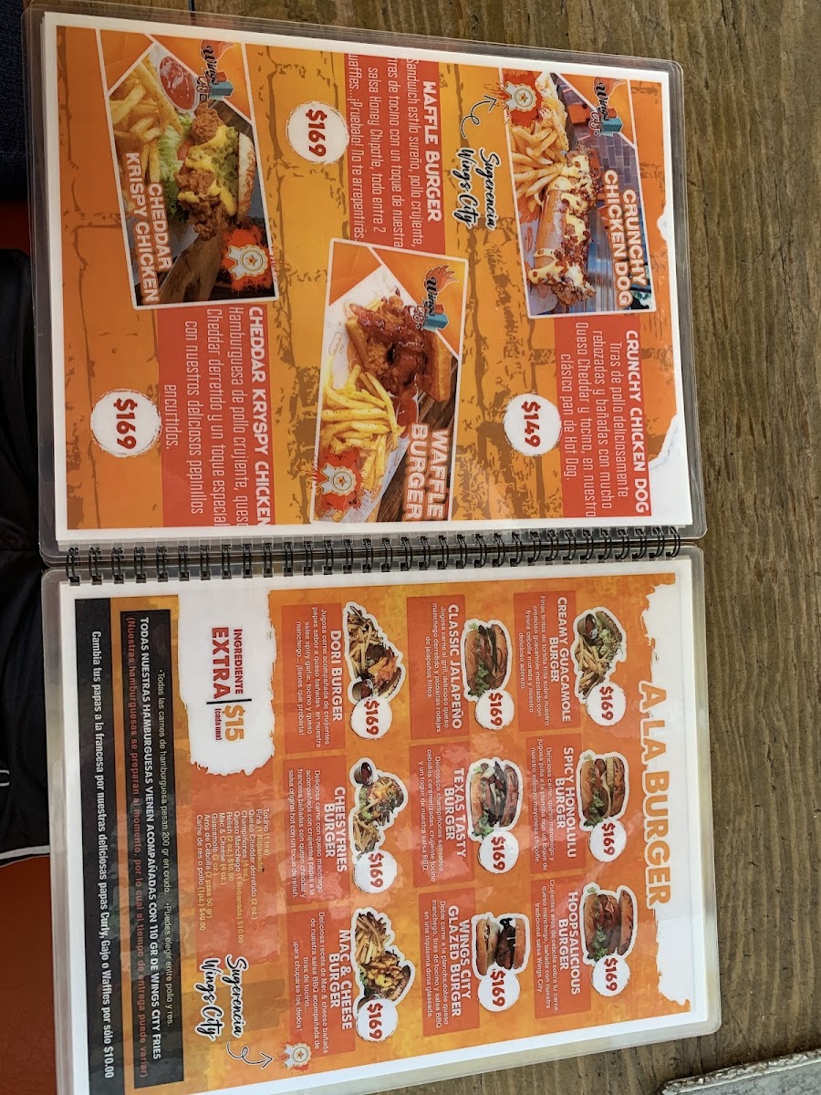 Wings City Plaza Atrios Cuautla Menu - Image 3