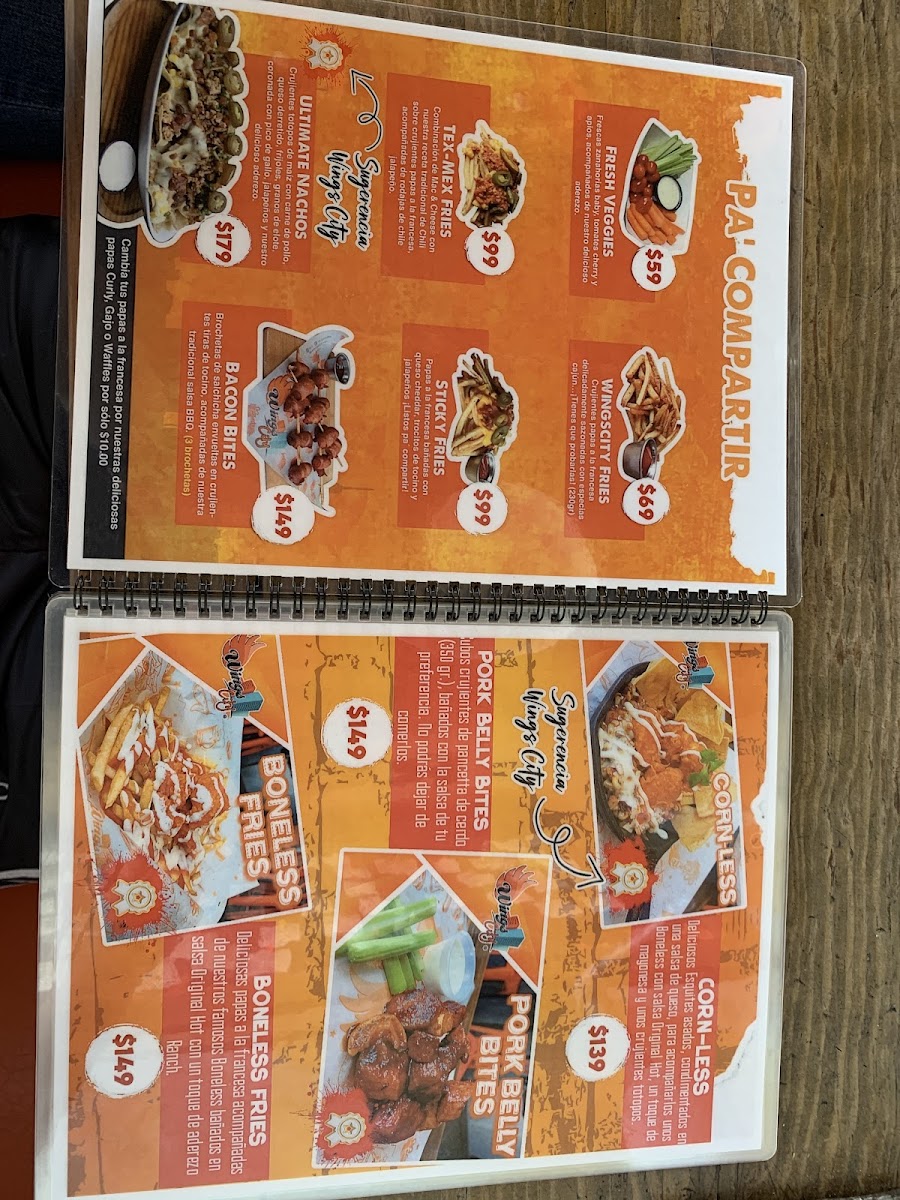 Wings City Plaza Atrios Cuautla Menu - Image 5